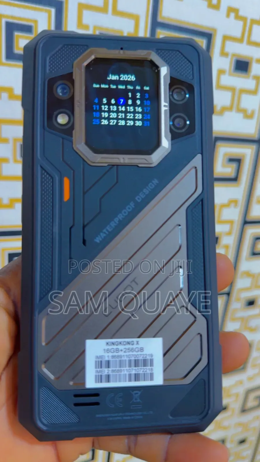New Cubot KingKong X 256 GB Black