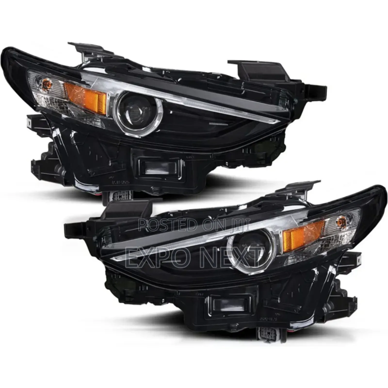 Headlights Headlamp Head Light Usa For Mazda3 2019 - 2021 Pair