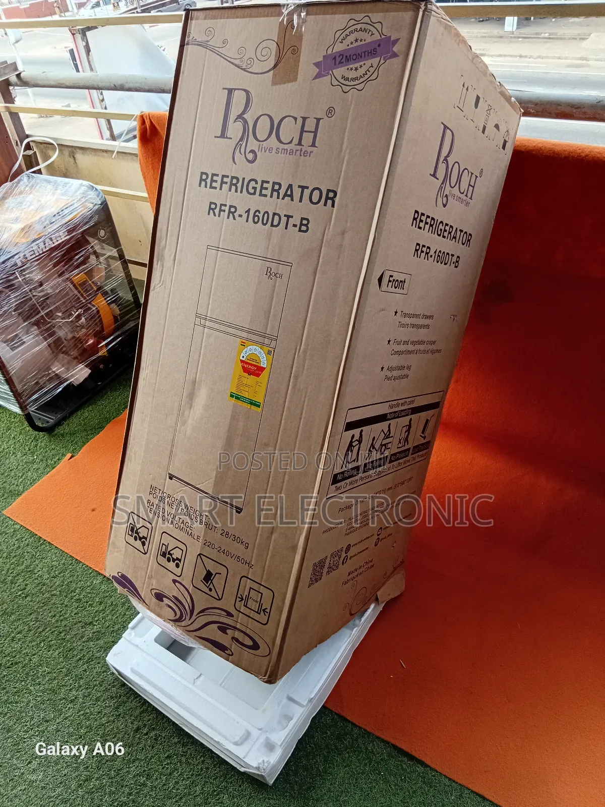 Roch 160l Double Door Refrigerator for Apartments Offices
