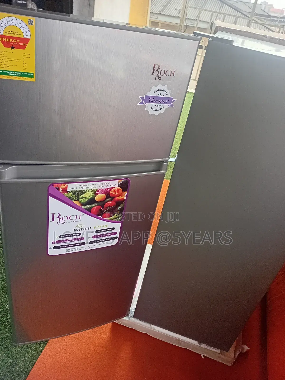 Modern Stainless Steel Refrigerator, Roch 160dt-B Refrigerator