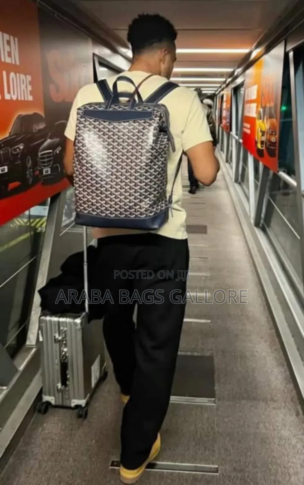 Original Goyard Designer Leather Backpack