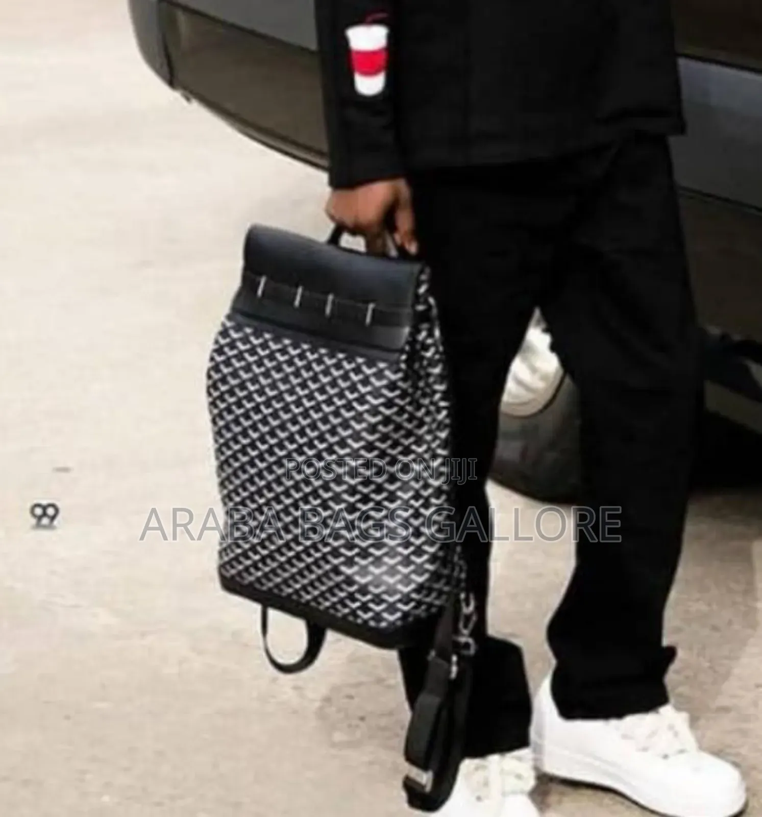 Original Goyard Designer Leather Backpack