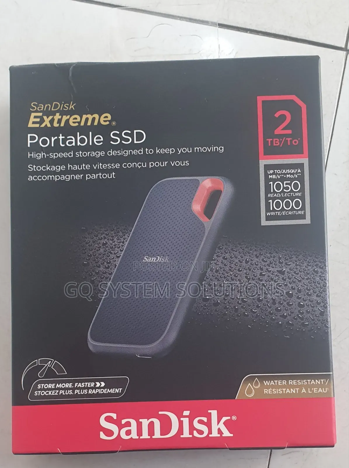 Sandisk Extreme Portable SSD 2tb