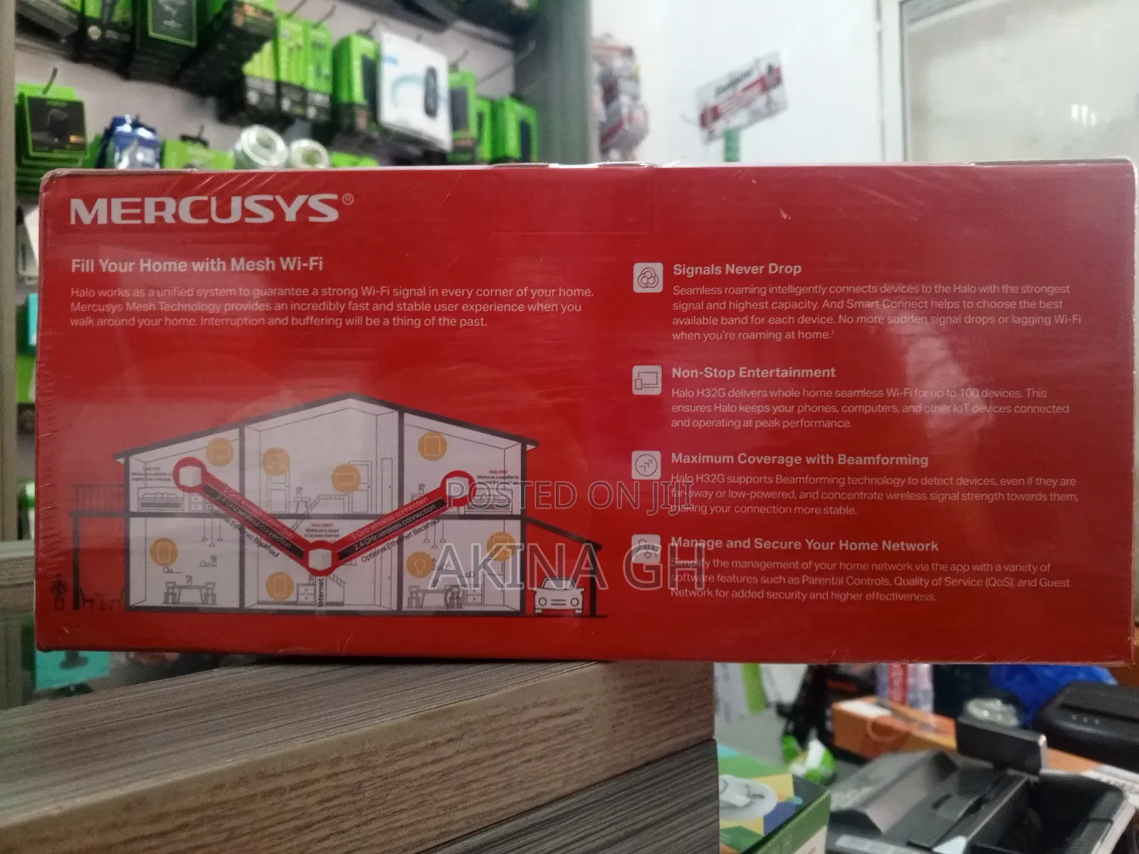 Mercusys Ac1200 Whole Home Mesh in Wi-Fi System (Halo H32g)