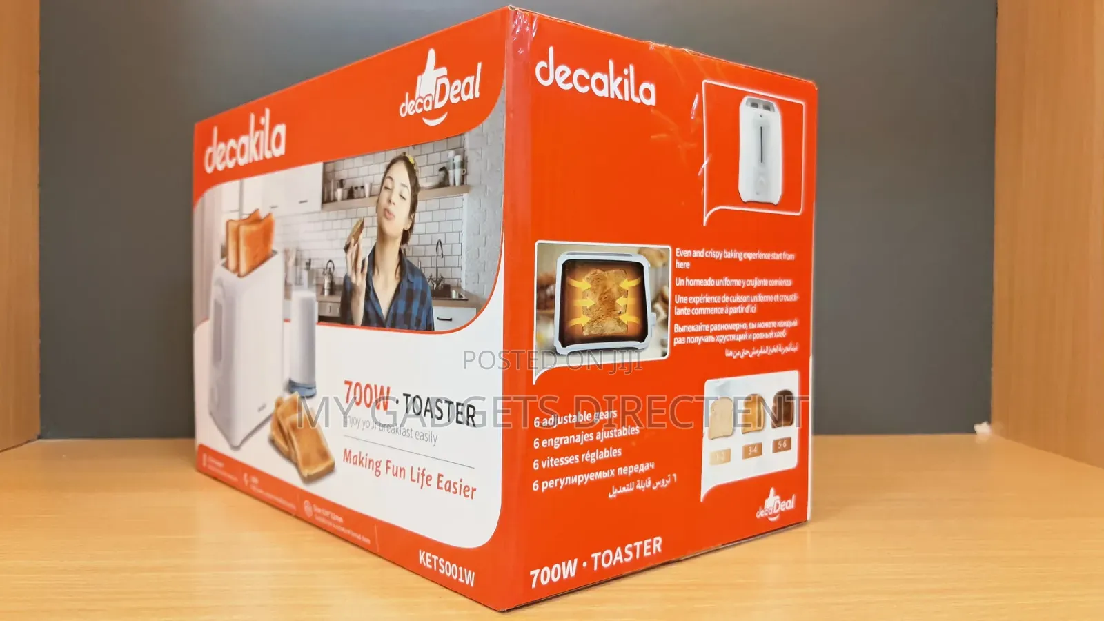 Decakila 700w Toaster