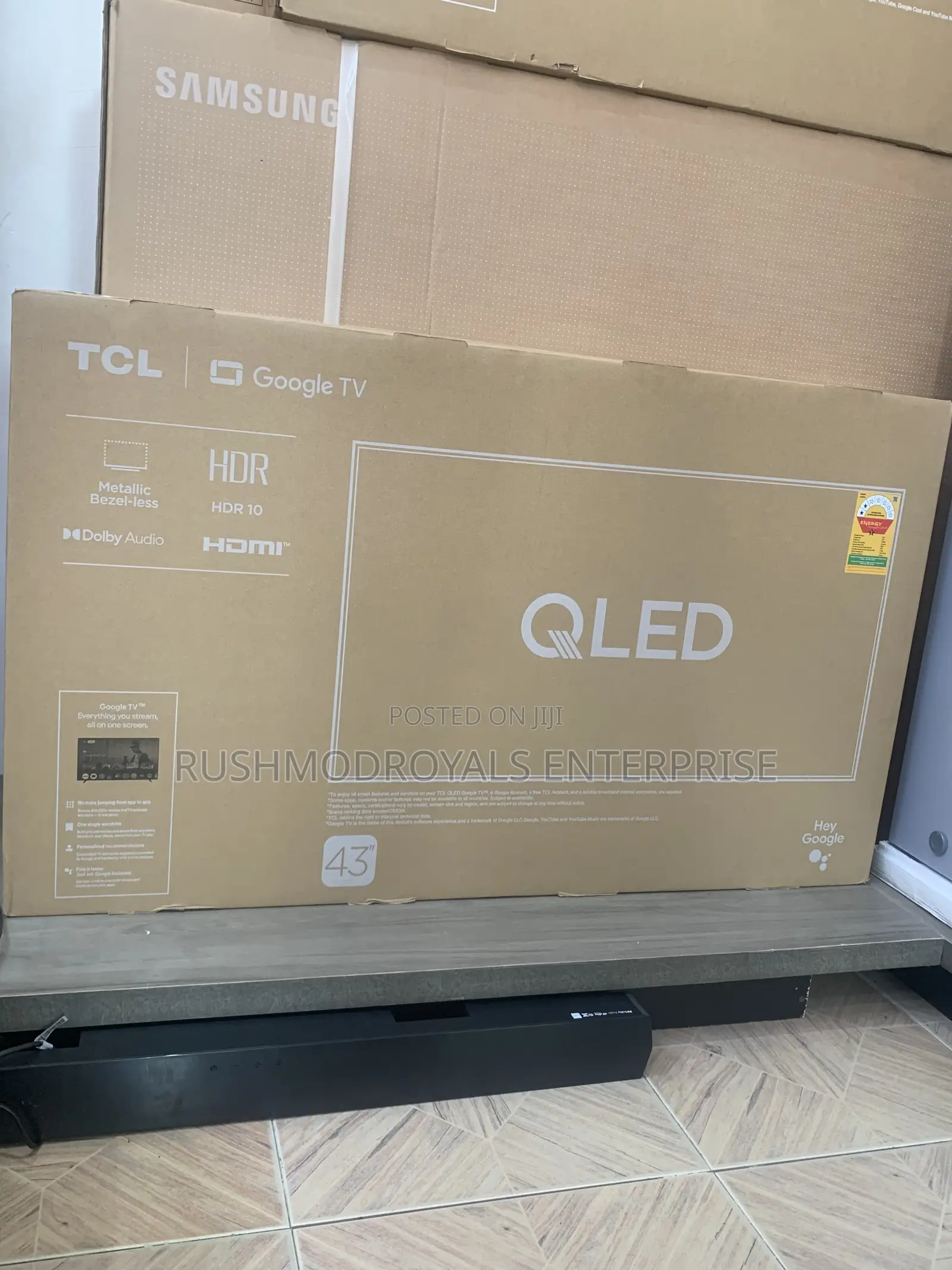 Vivid Colors, Smart Entertainment: The TCL 43" Qled Google Tv