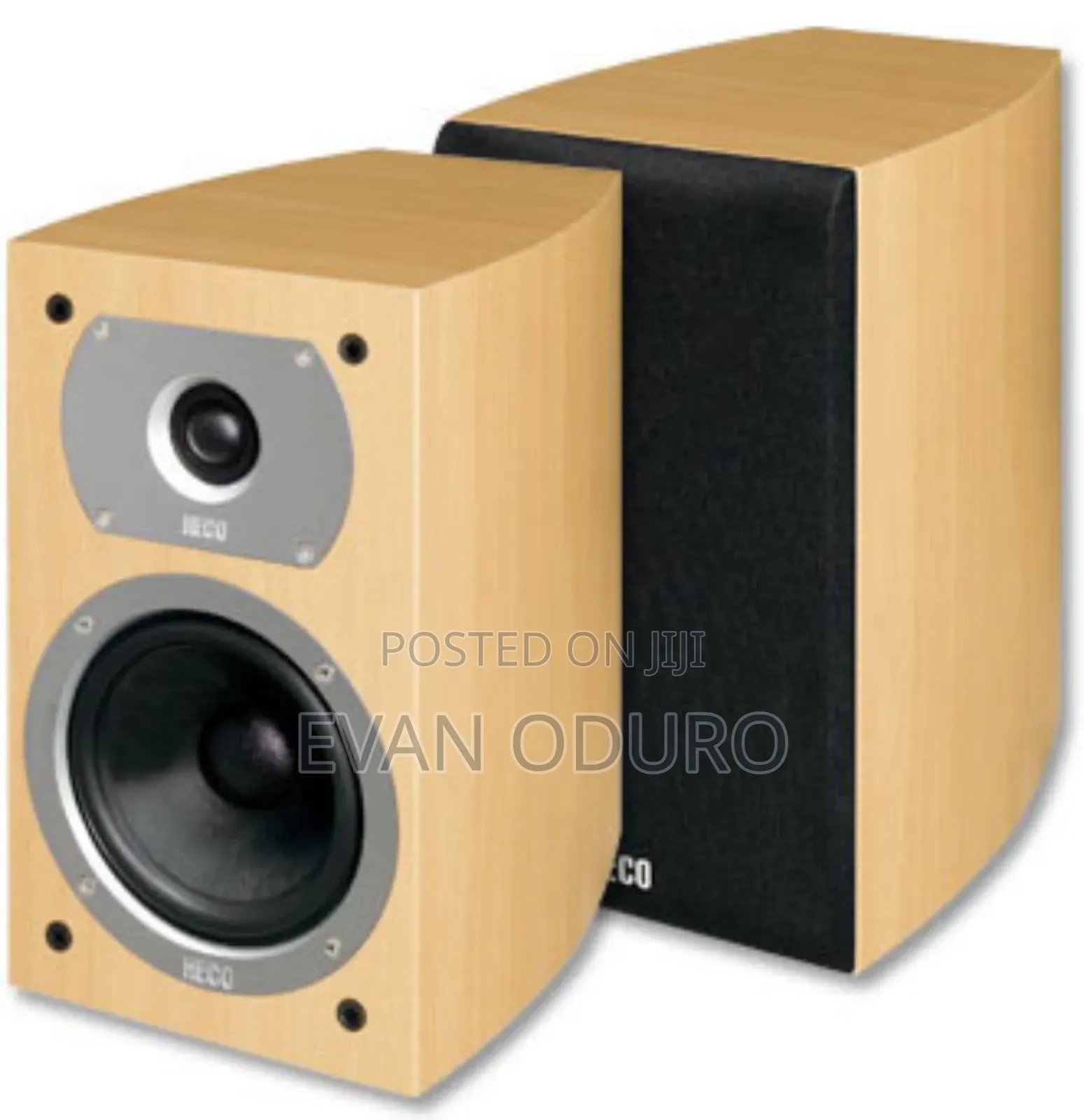Power Leading German Brand Heco Bookshelf Speakers Good Sound Quality