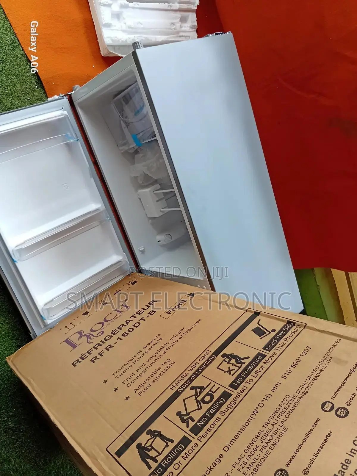 Roch 160l Double Door Fridge – Reliable Cooling, Elegant Finish