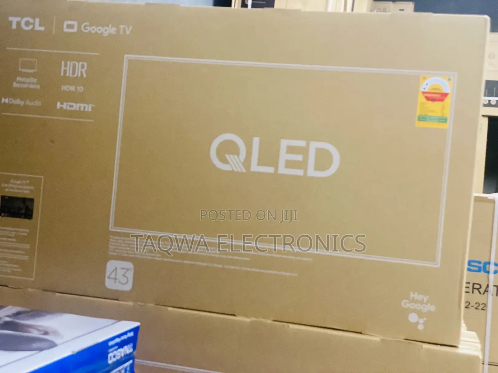2025 TCL 43” Qled Smart Tv