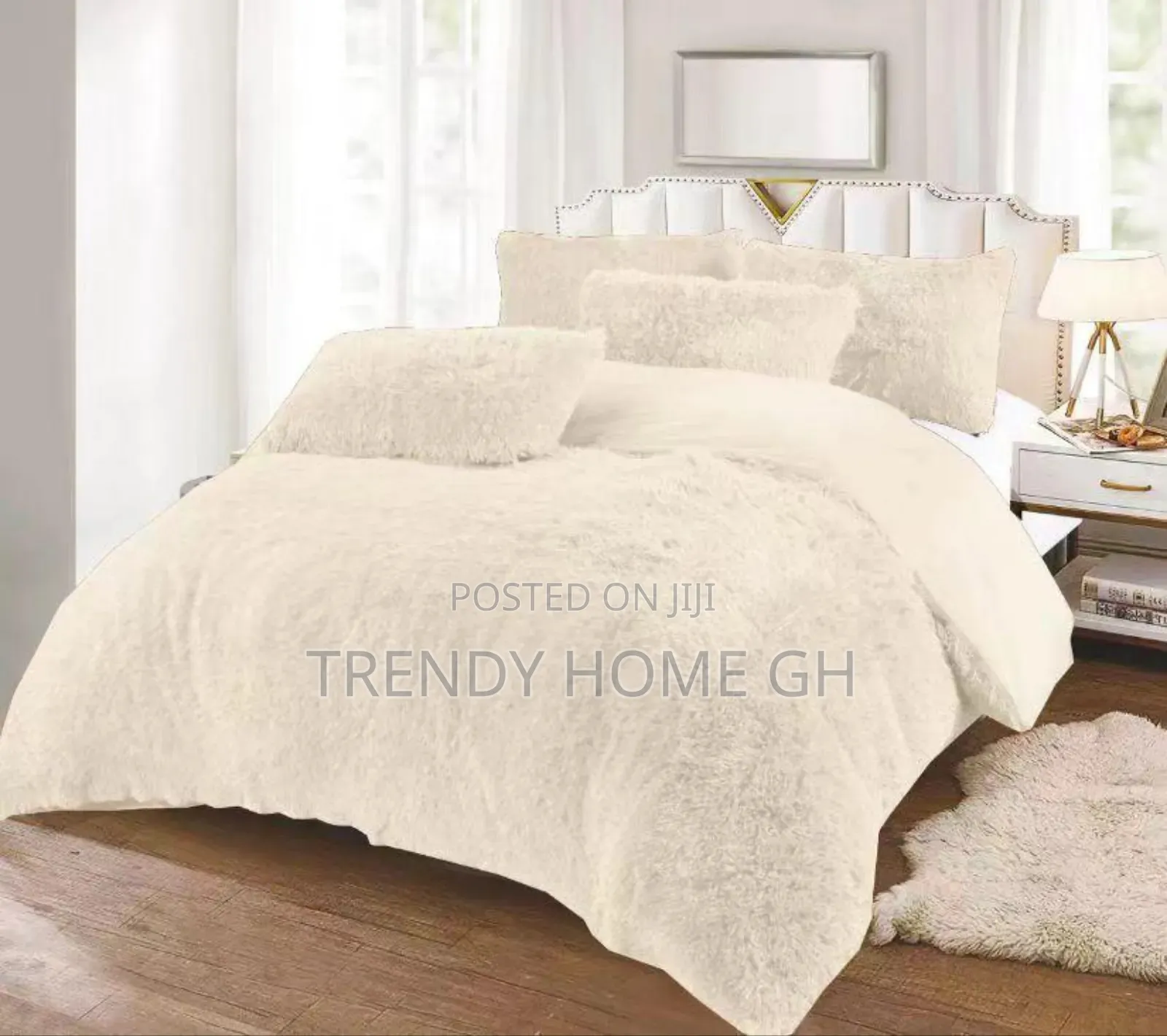 6 Pieces Fluffy Duvet Set Soft, Warm Luxury Bedding