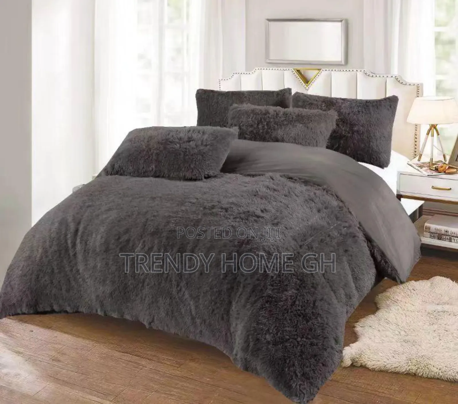 6 Pieces Fluffy Duvet Set Soft, Warm Luxury Bedding