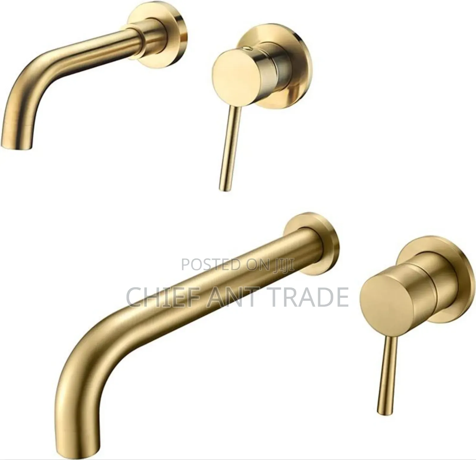 Golden Concealed Wall Faucet Tap. Wal-6