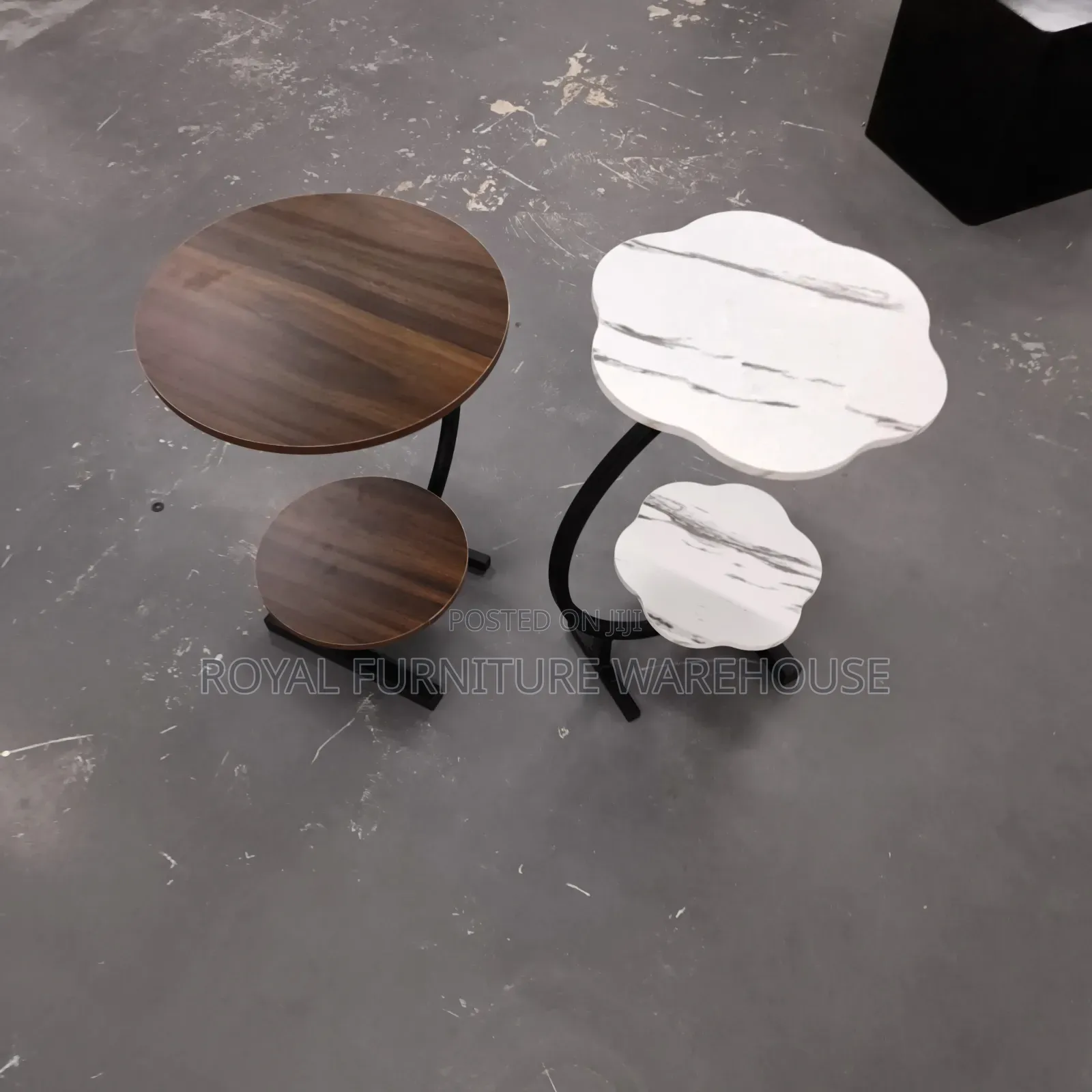 Modern Two-Tier Side Tables
