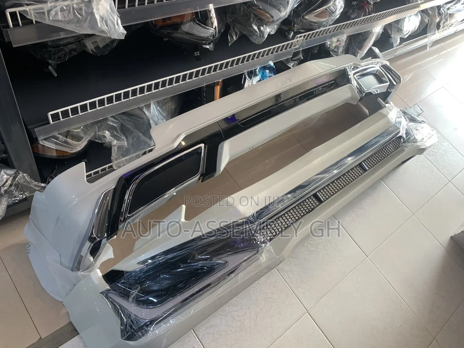 Land Cruiser Prado Front Bumper Spoiler With LED 2018,2019,2020,2021