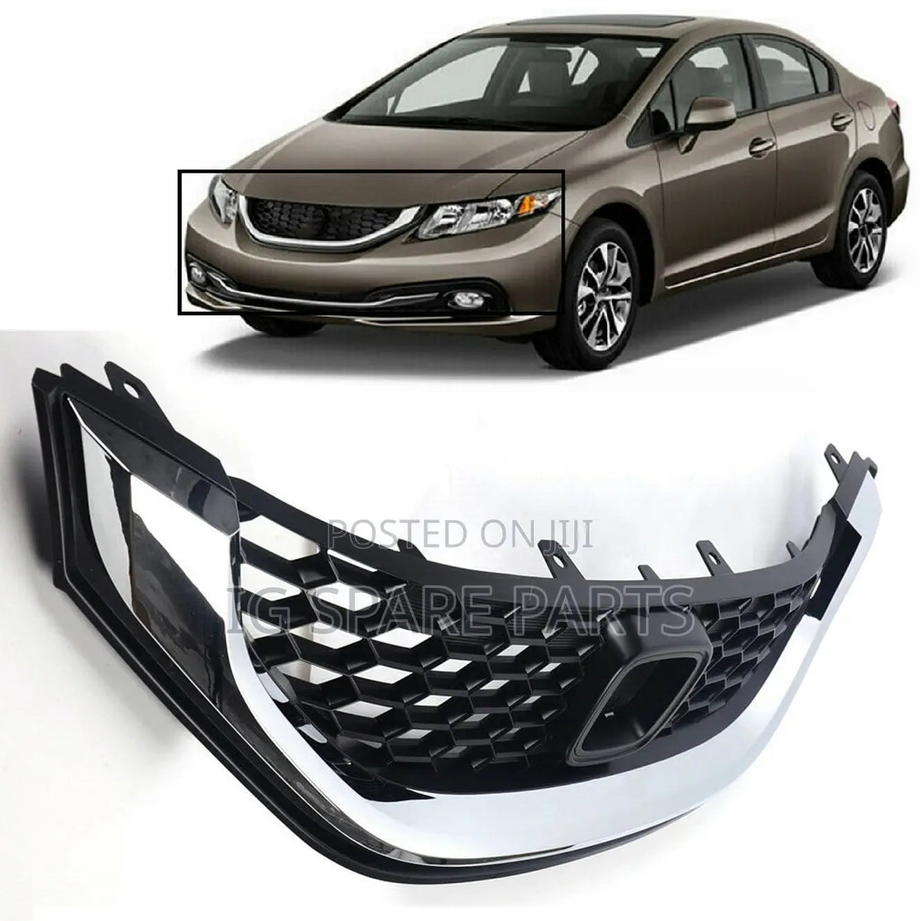 Honda Civic 2013-2015 Front Grille