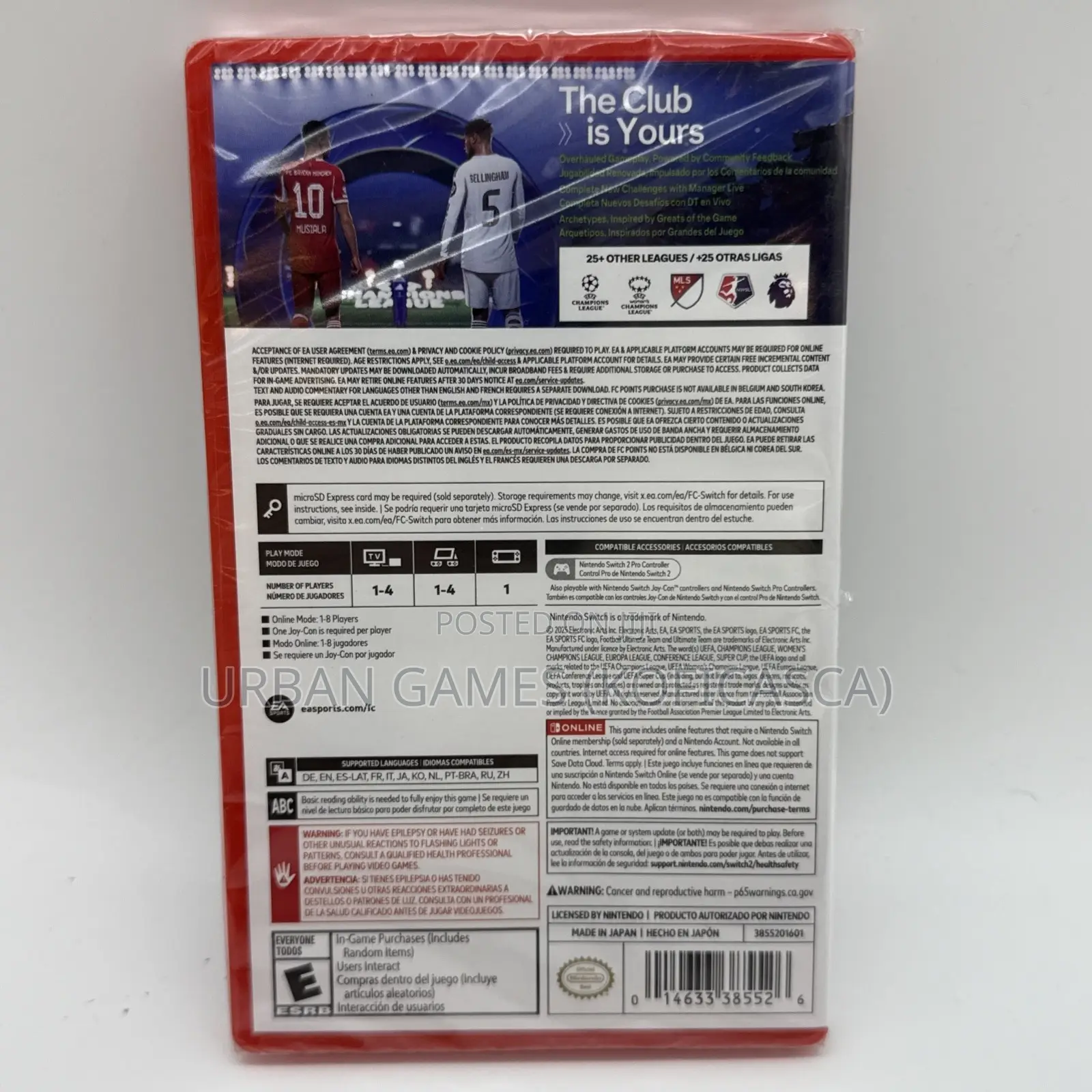 Fc26 Switch 2 Sealed Football