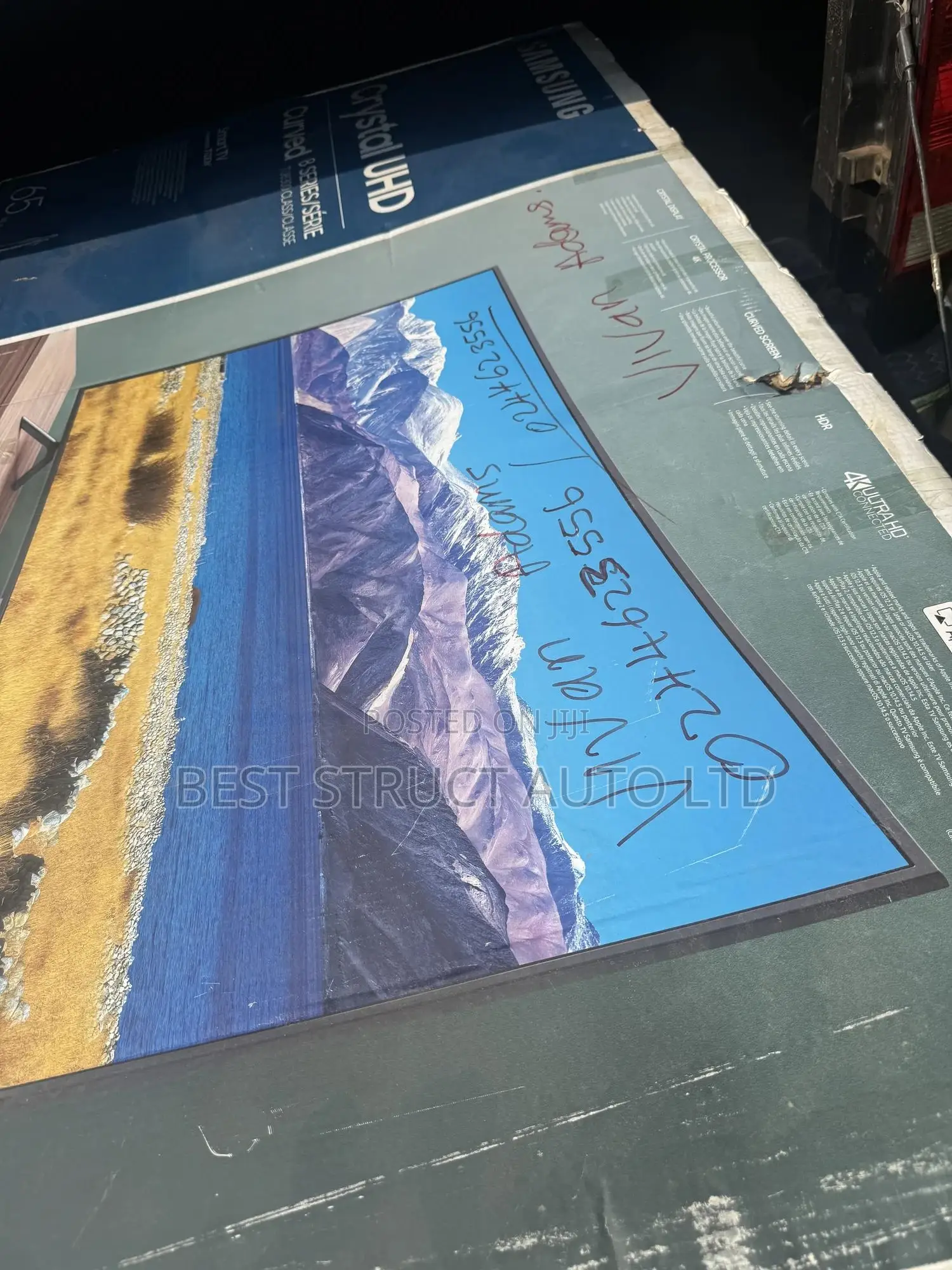 Samsung 65 Inches Smart Curved Crystal Tv