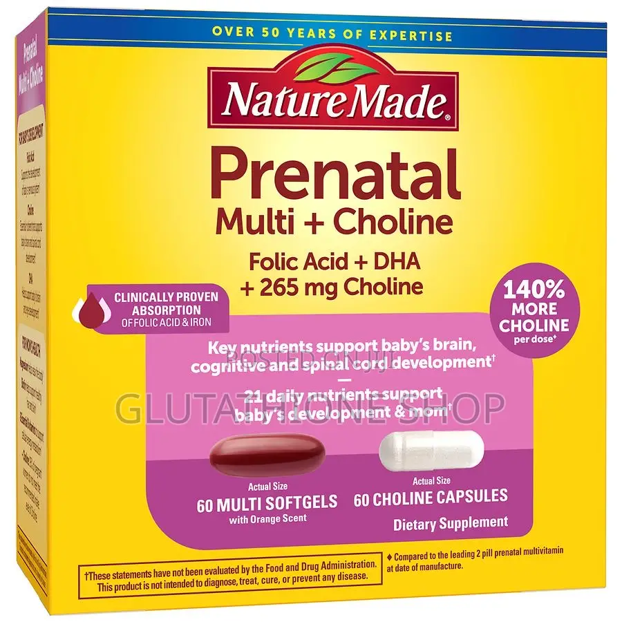 New Nature Made Advance Prenatal Multi + Dha 200 Mg Dha Supplement