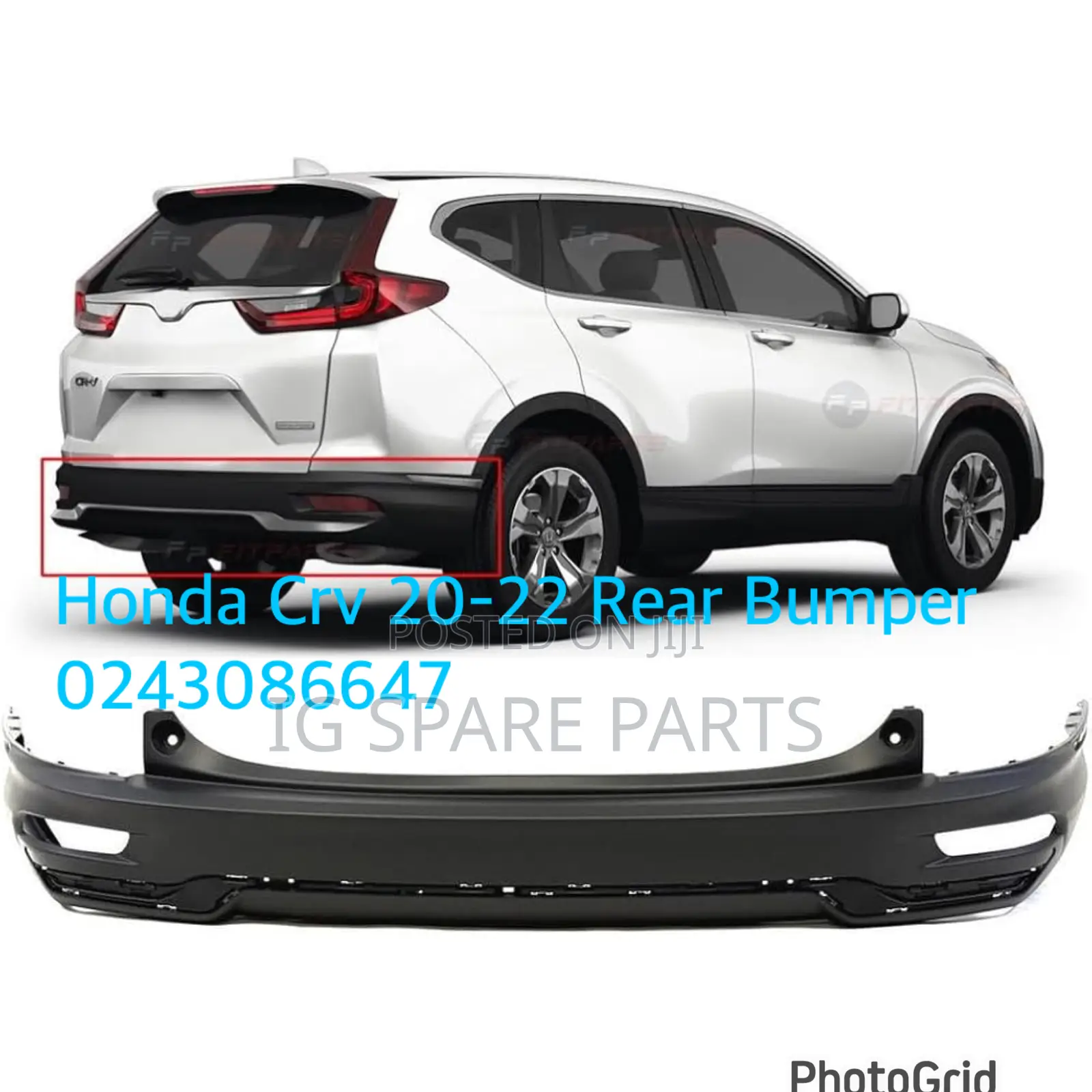 Honda CRV 2020-2022 Rear Bumper Down