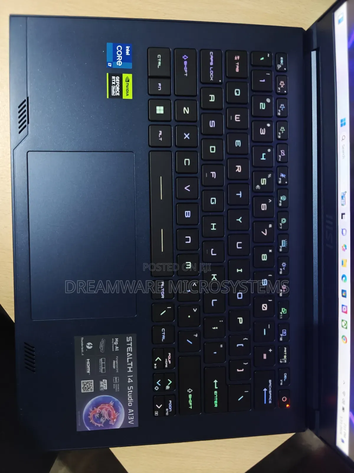 New Laptop MSI Stealth 14 Studio A13VF 16GB Intel Core i7 SSD 1T