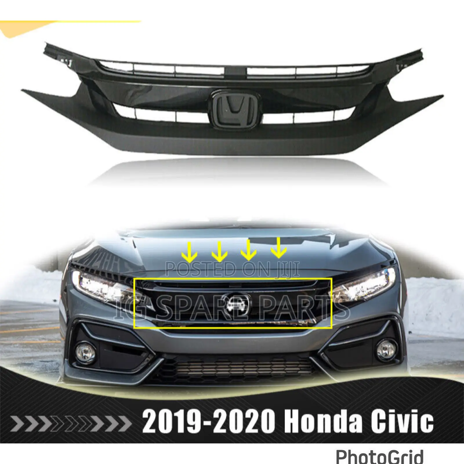 Honda Civic 2019-2021 Front Grille
