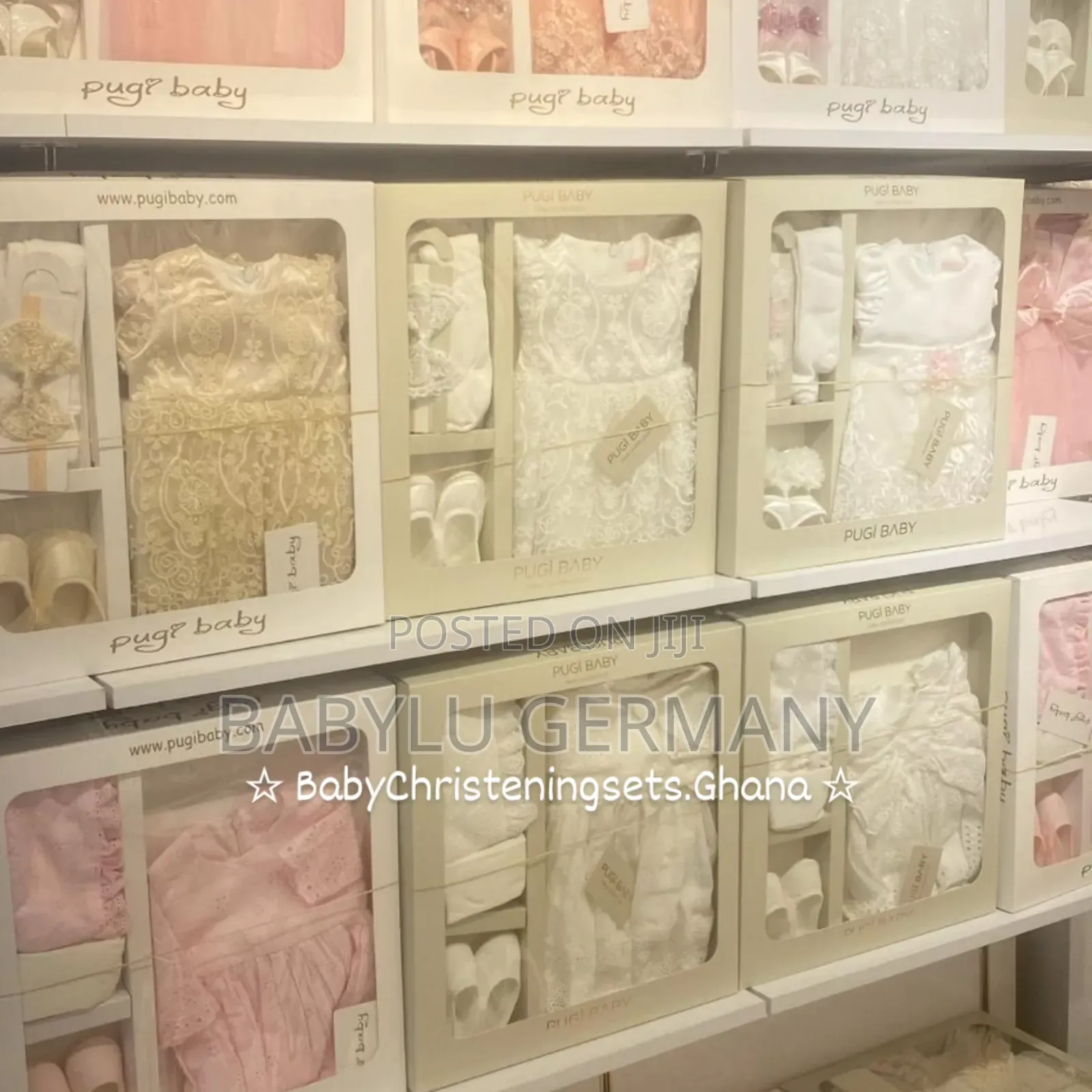 Turkey Imported White Baby Christening / Naming Ceremony Gift Set