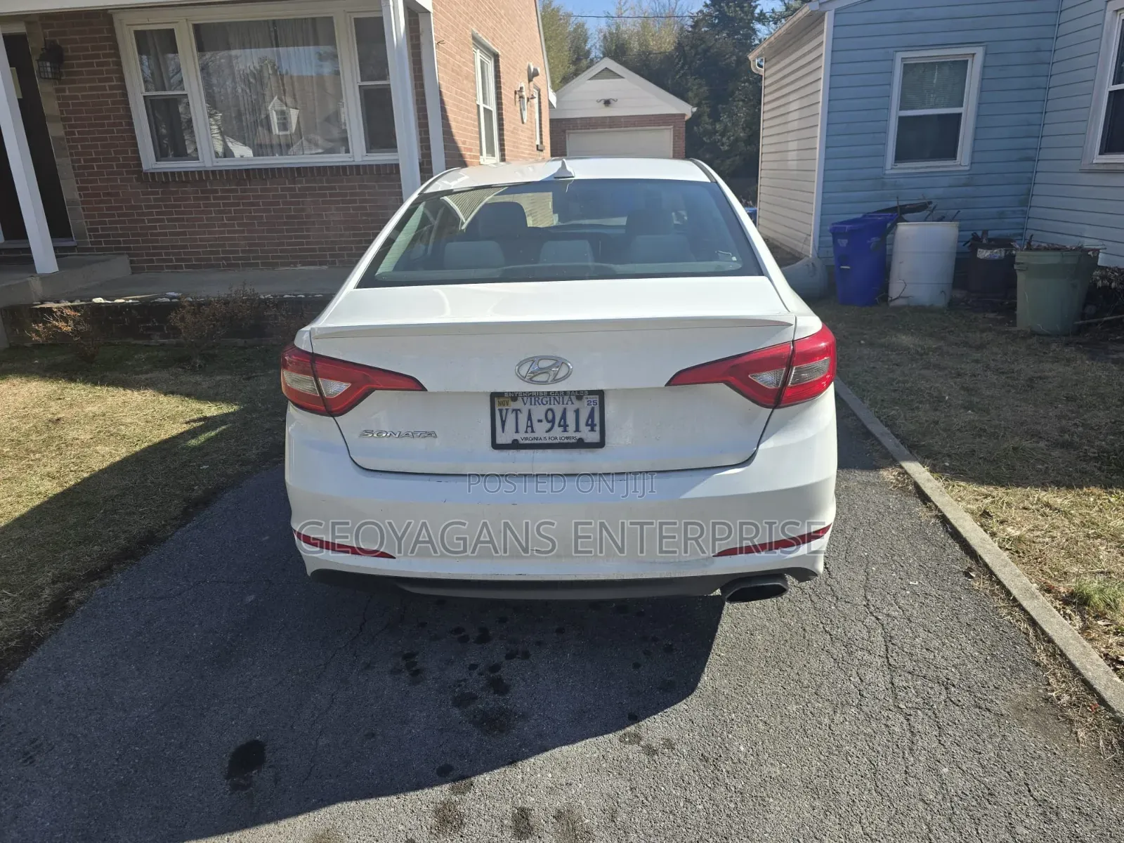 Hyundai Sonata ECO Sedan FWD (1.6L 4cyl 7A) 2016 White