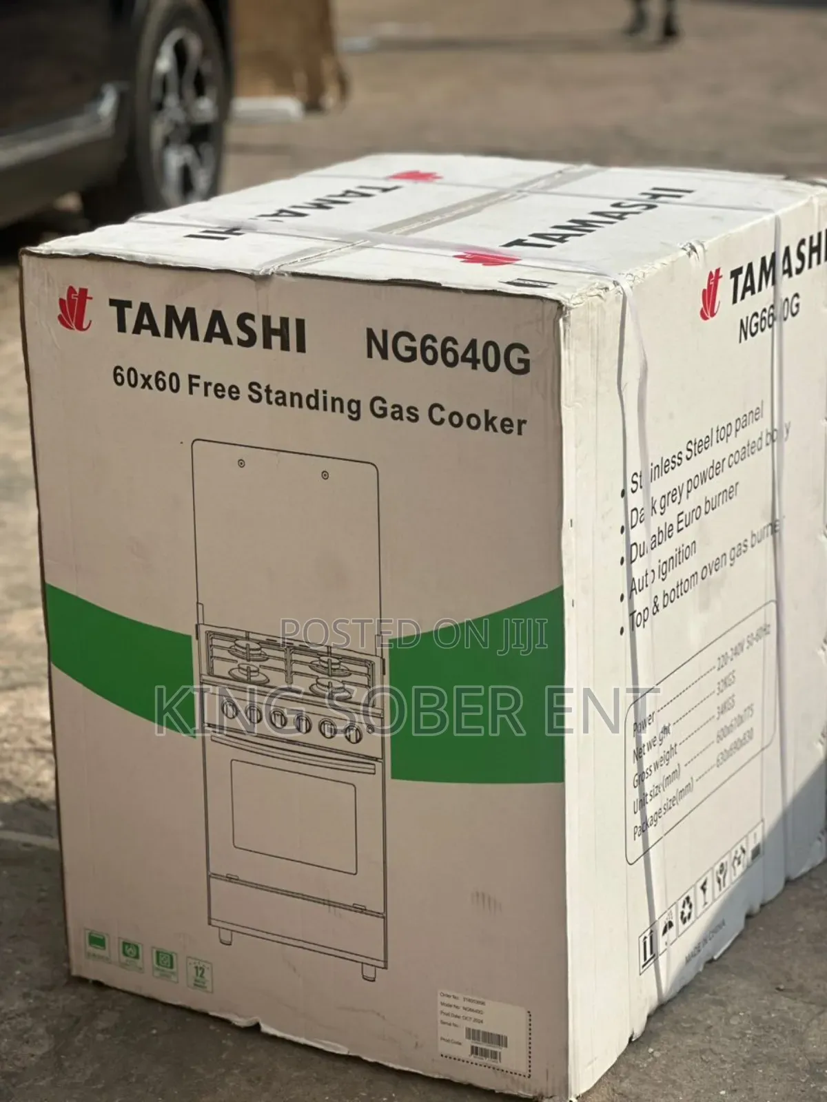 Tamashi60*60Auto Ignition Gas Cooker
