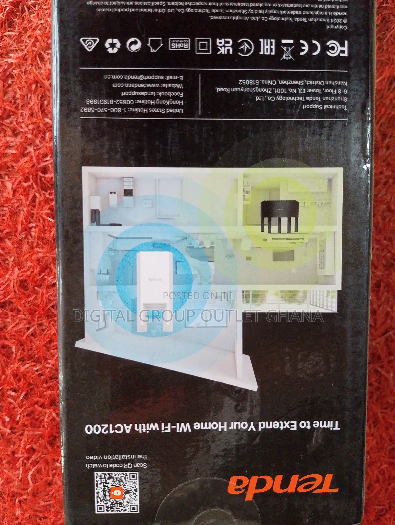 Tenda Ac 1200 Dual Band Wi-Fi Range Extender
