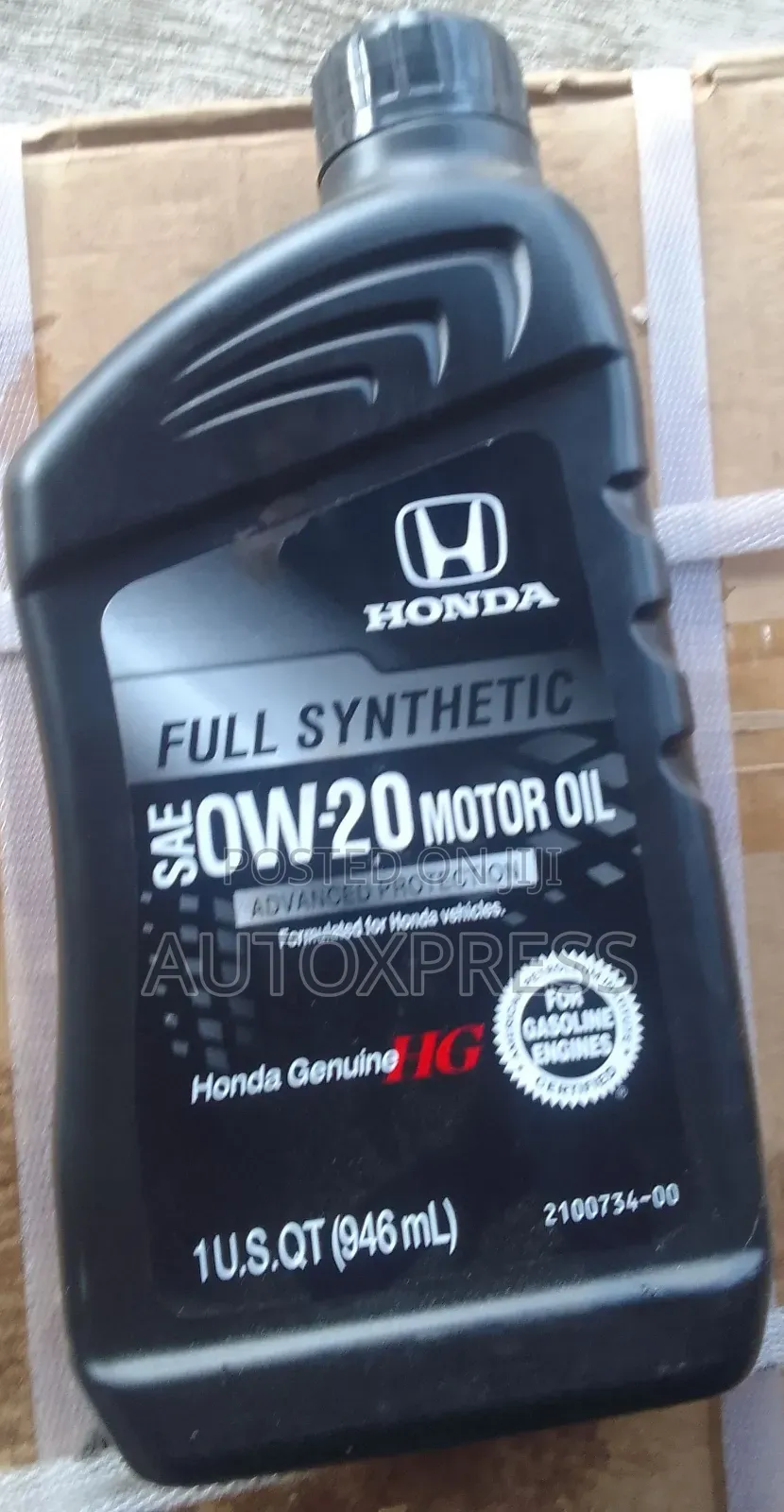 Honda 0w20 Motor Oil 1l