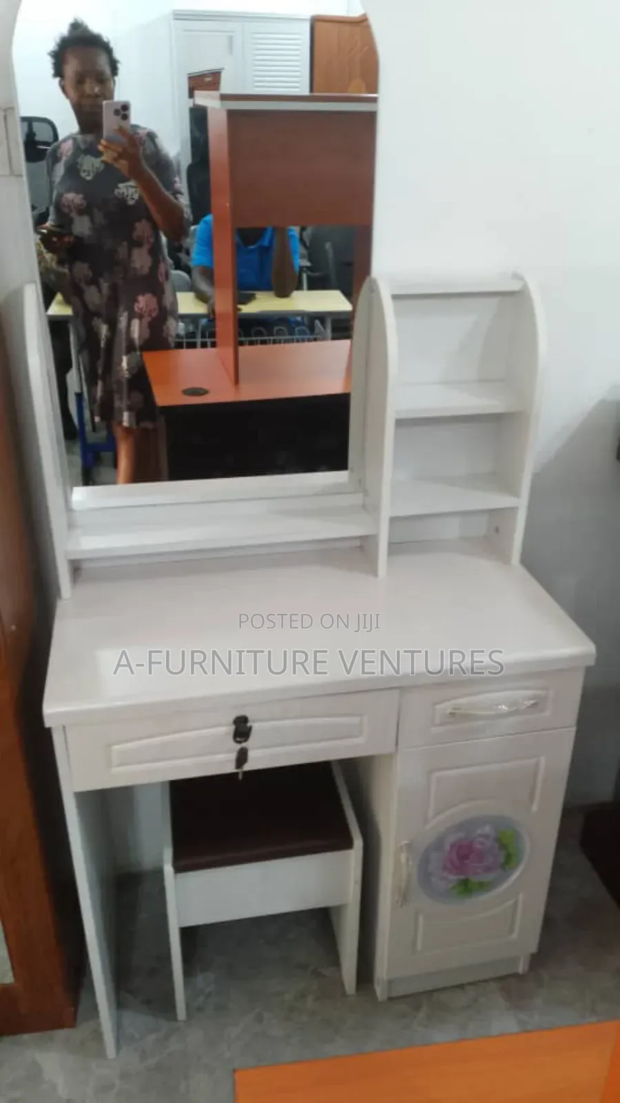 White Dressing Mirror