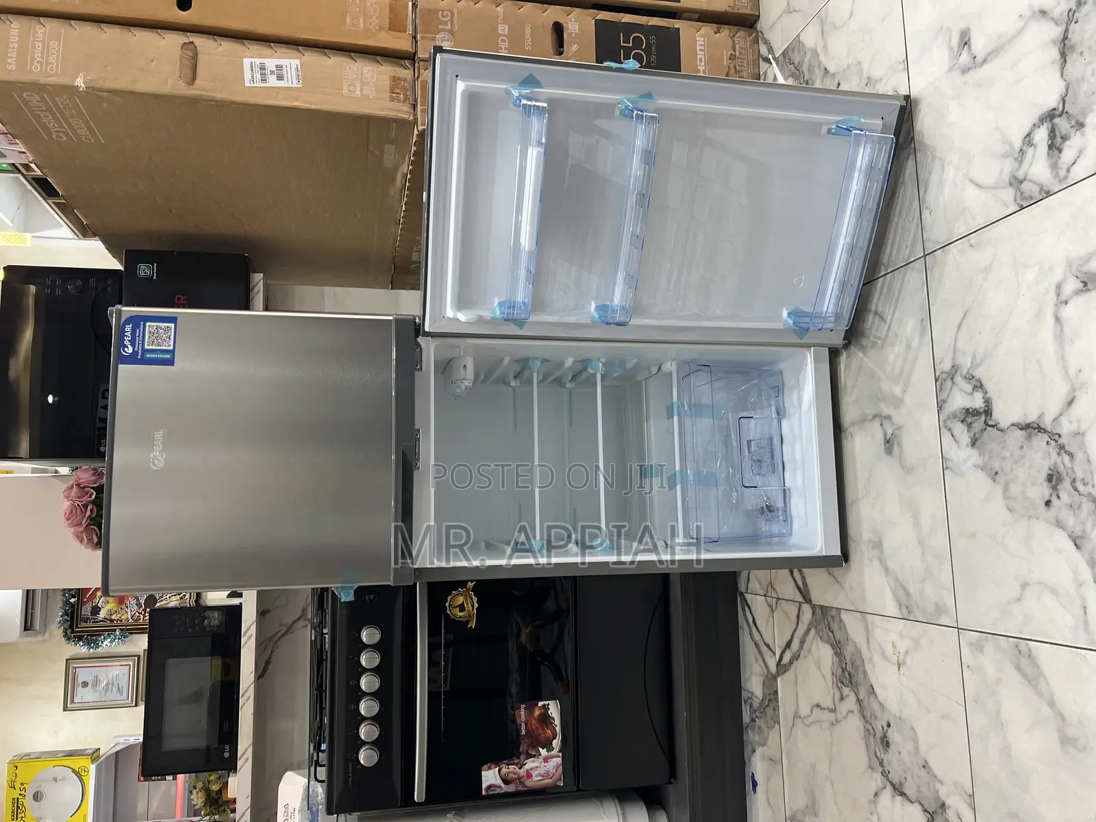 Fresh in Box Pearl 138l Double Door Electric Refrigerator(Pf-217-2b)