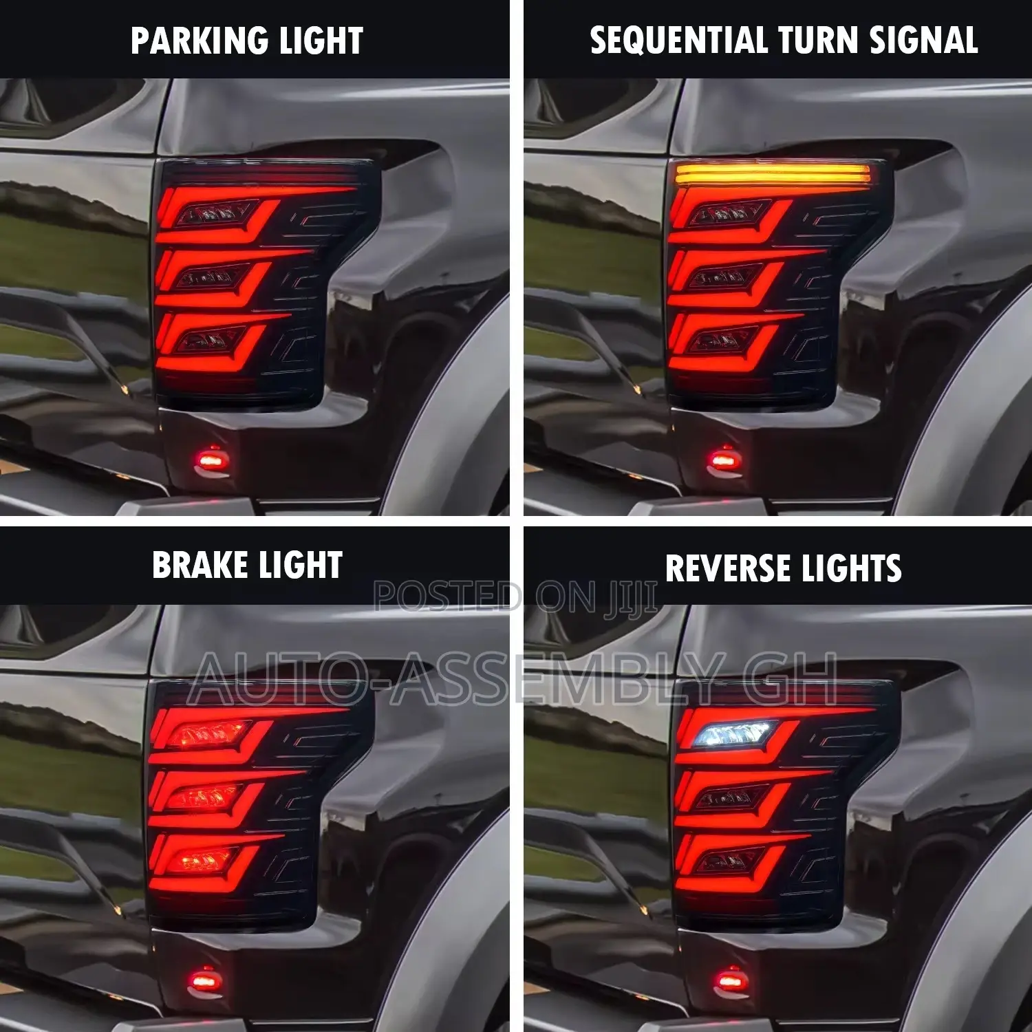 Ford F150, 2017,2018,2019,2020 Smoke Tail Light Pair