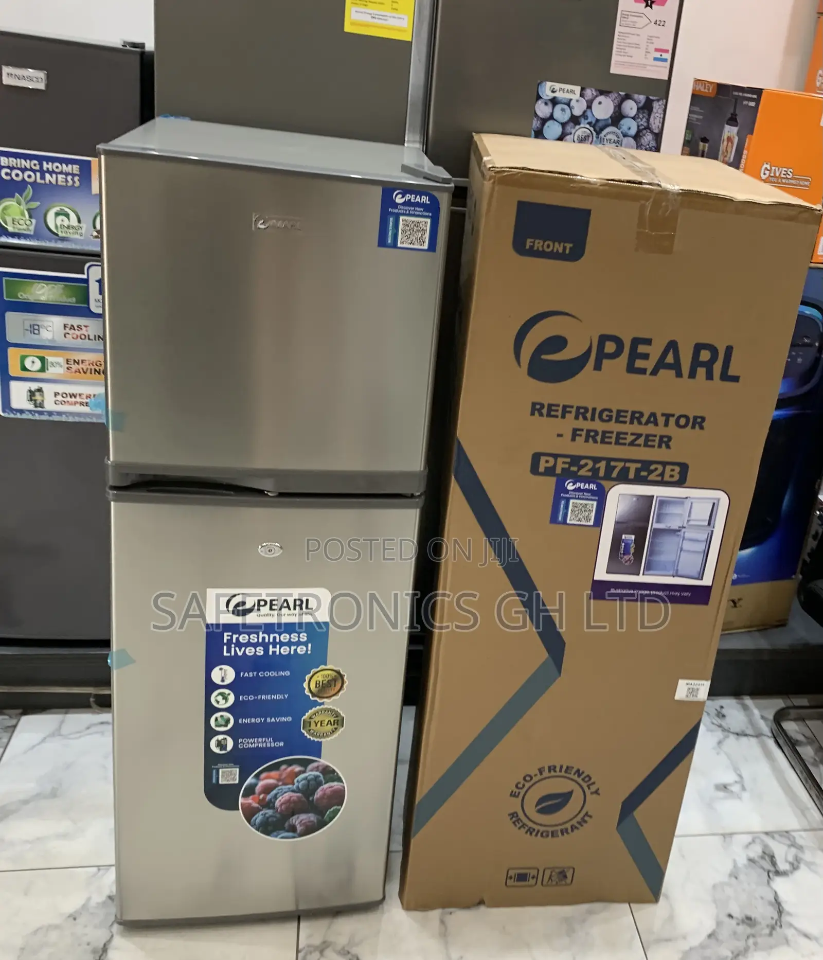 Reliable Best 138l Pearl Electric Pf-217t-2b Top Mount Fridge