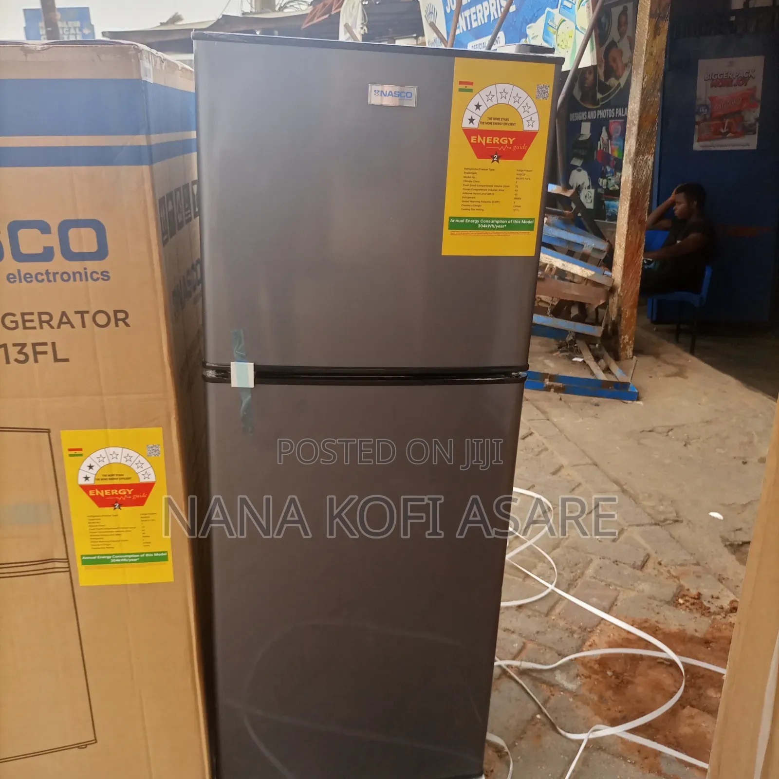Nasco 112litres Top Mount Freezer Refrigerator
