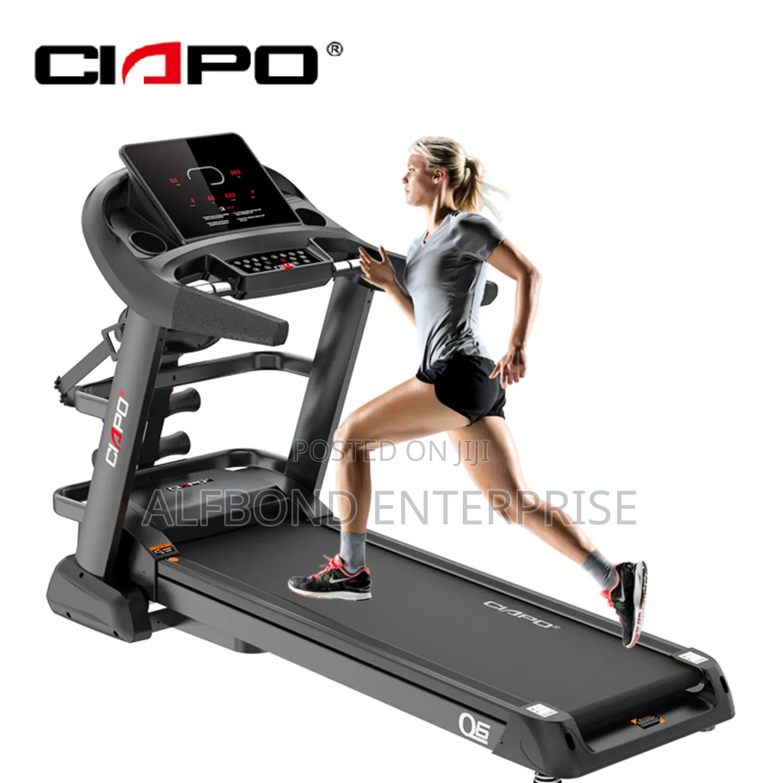 Ciapo Q6 150kg Robust Treadmill With Massager. 150kg