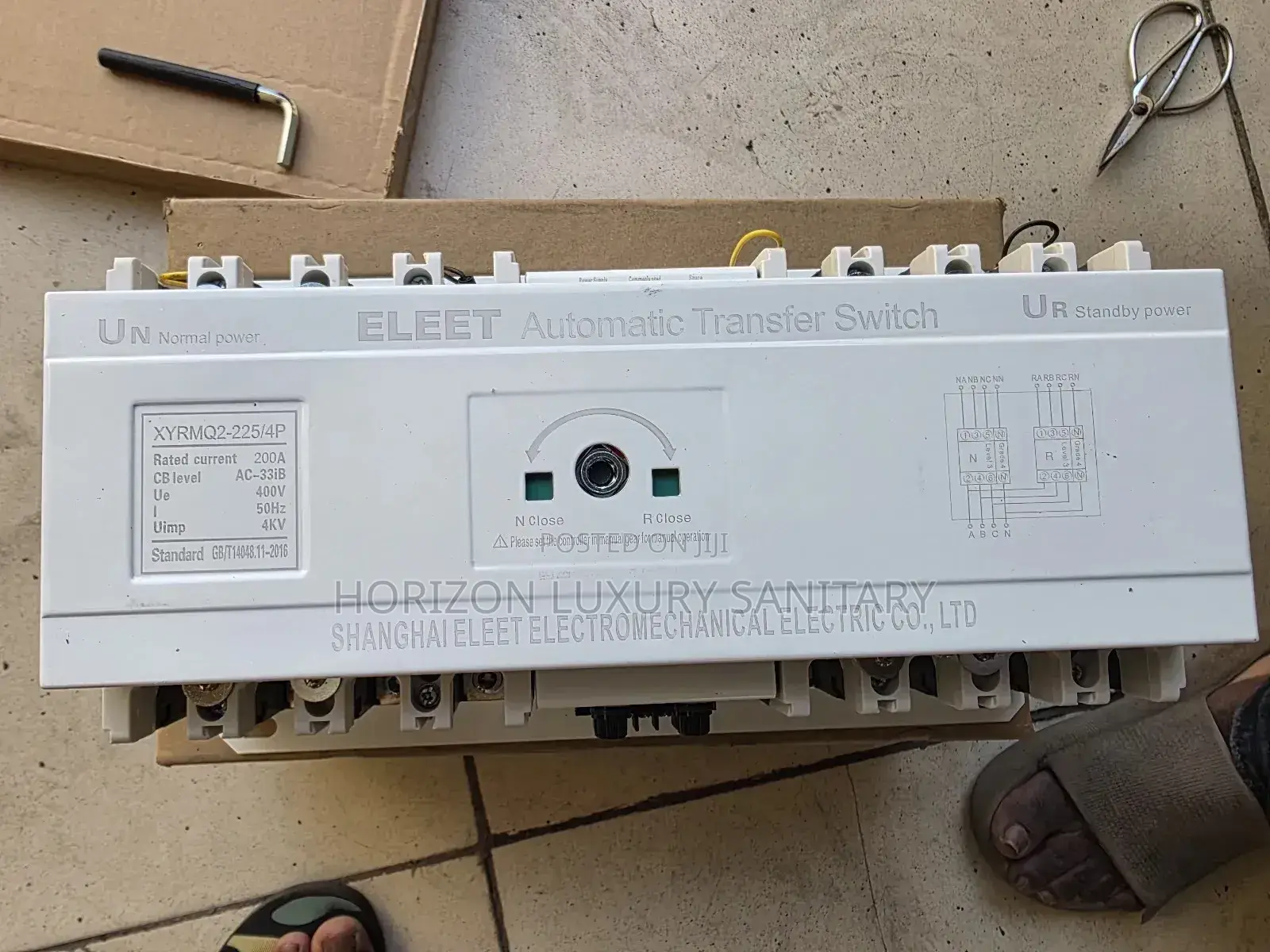 (Ats) Electrical Automatic Change Over Transfer Switch 4pole 200amps