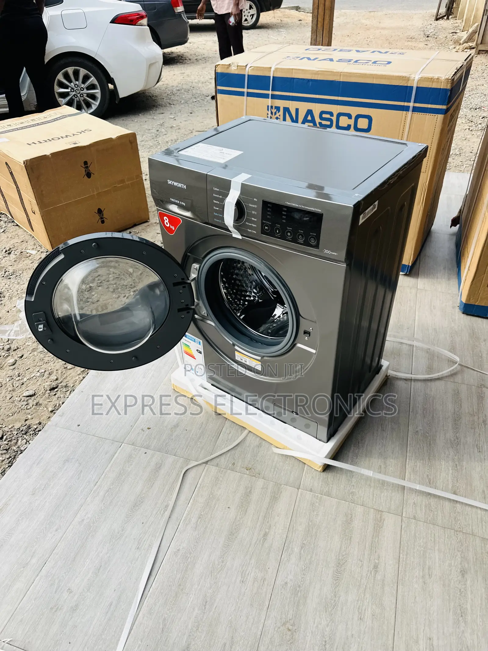 8kg Front Load Washing Machine Skyworth Semi Automatic