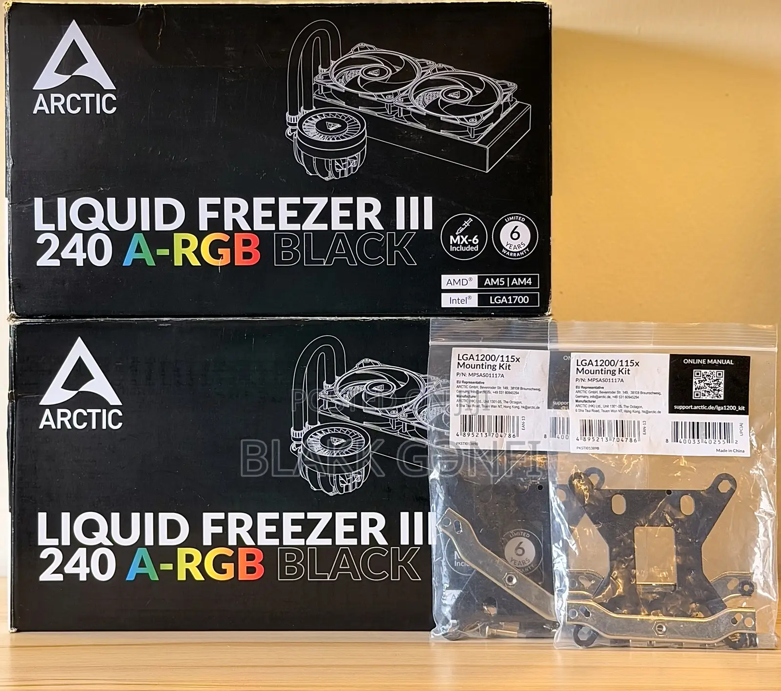 Arctic Liquid Freezer Iii 240 Argb Aio Cooler + Lga 1200/115x Kit