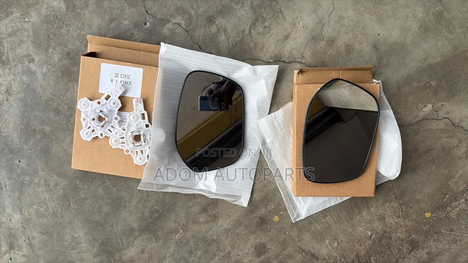 Honda Civic Mirror Glass Plate 2022 2023 2024 2025