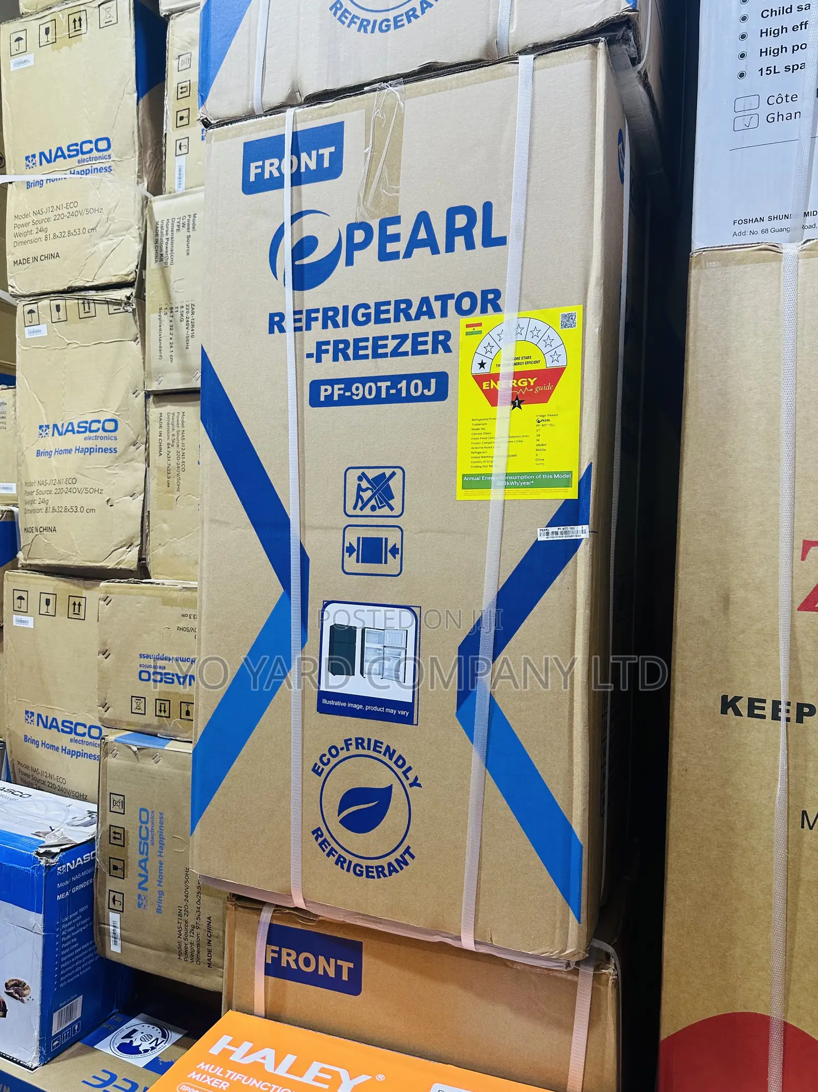 Top Frezzer Pearl 2 Doors 90ltrs Table Top Fridge