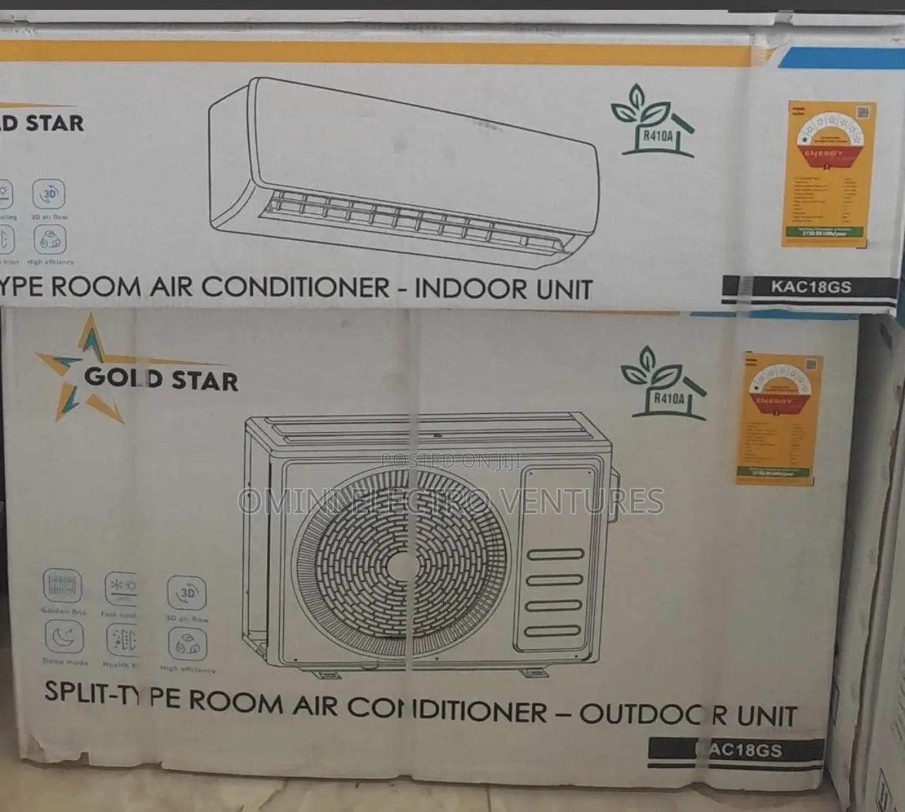 Brand New Gold Star 2.5 Ac With R510 Gas