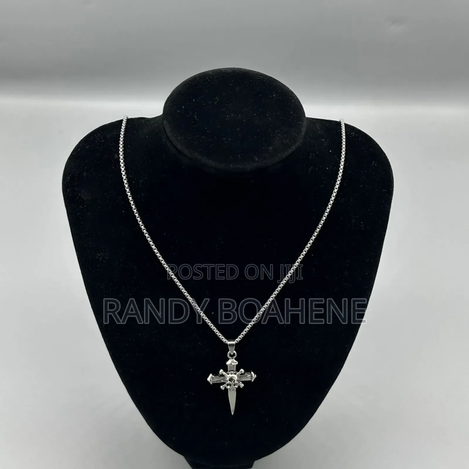 Vintage Cross Pendant Necklace