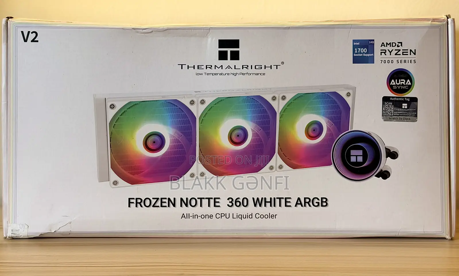 Thermalright Frozen Notte 360 White Argb Cooler