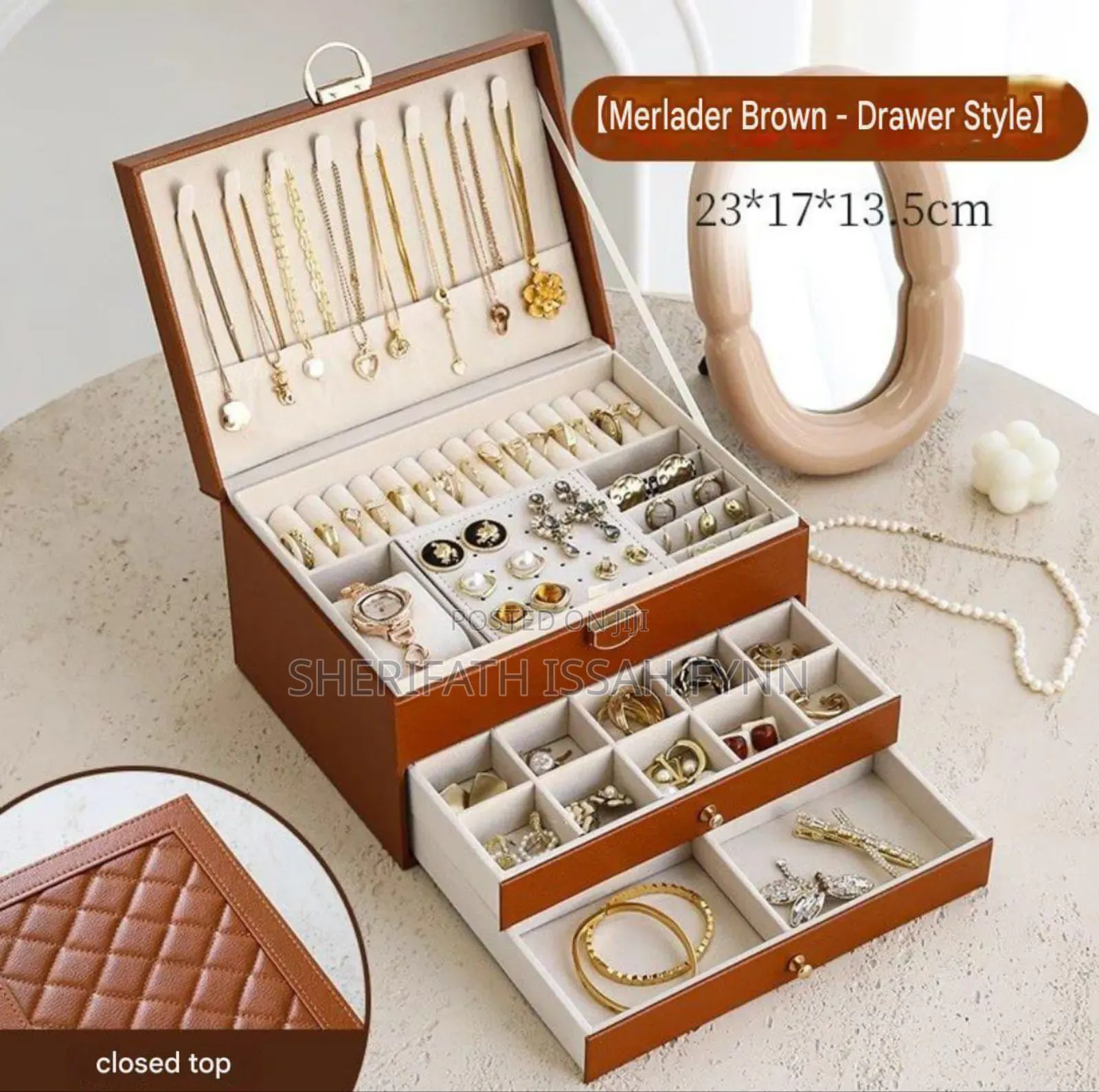 Drawer-Style Jewelry Box