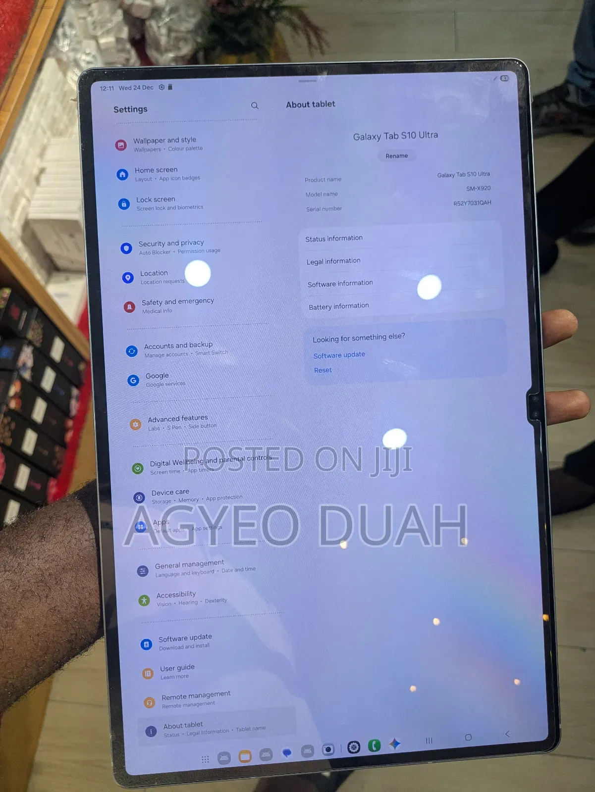 New Samsung Galaxy Tab S10 Ultra 256 GB Silver