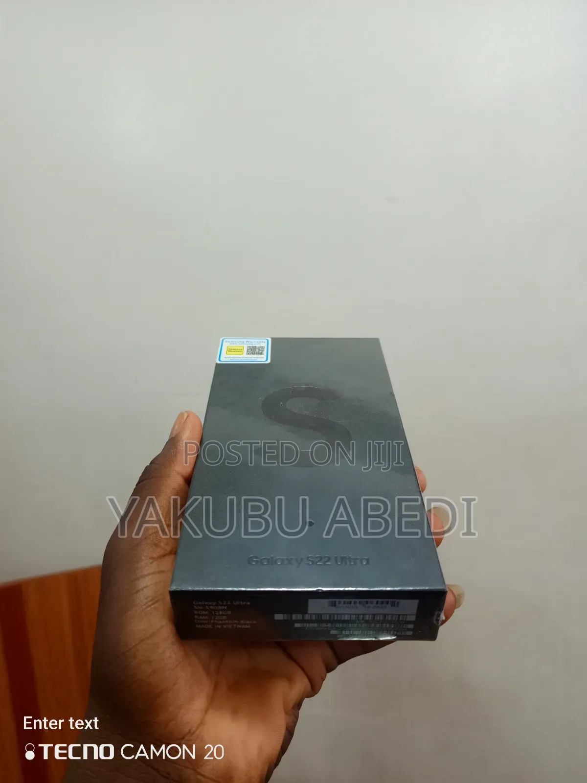 New Samsung Galaxy S22 Ultra 5G 256 GB Black