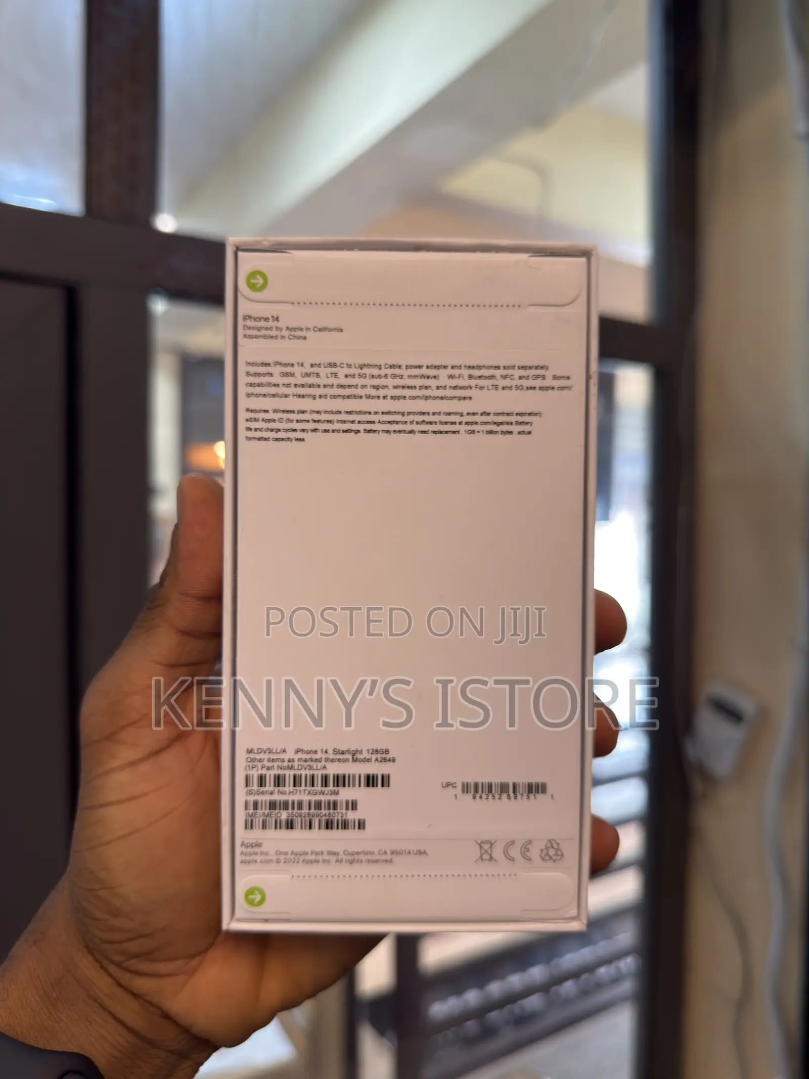 New Apple iPhone 14 128 GB White