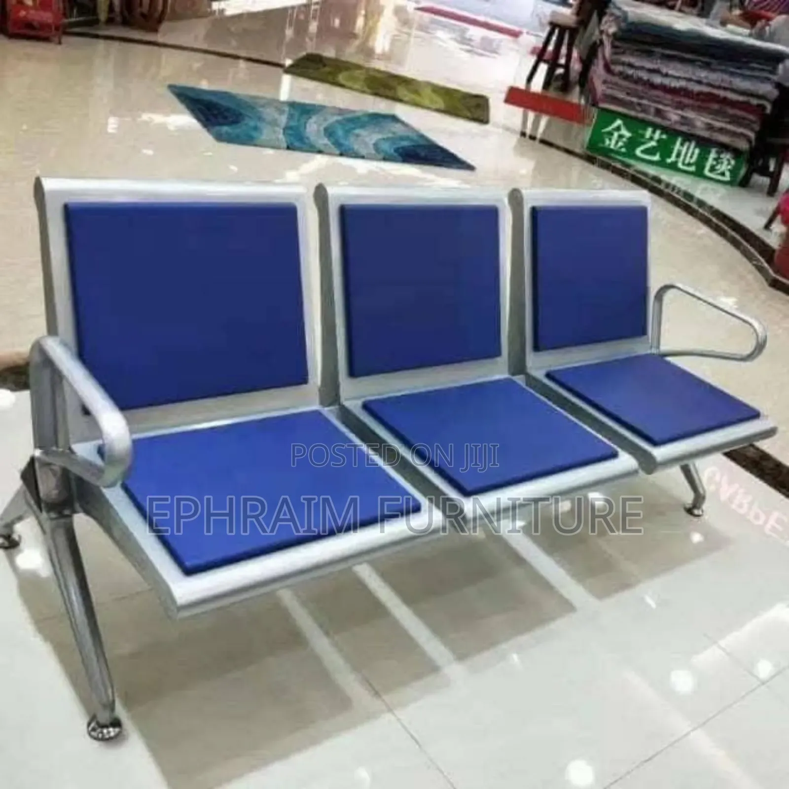 Three in One Metal Chair With Pad