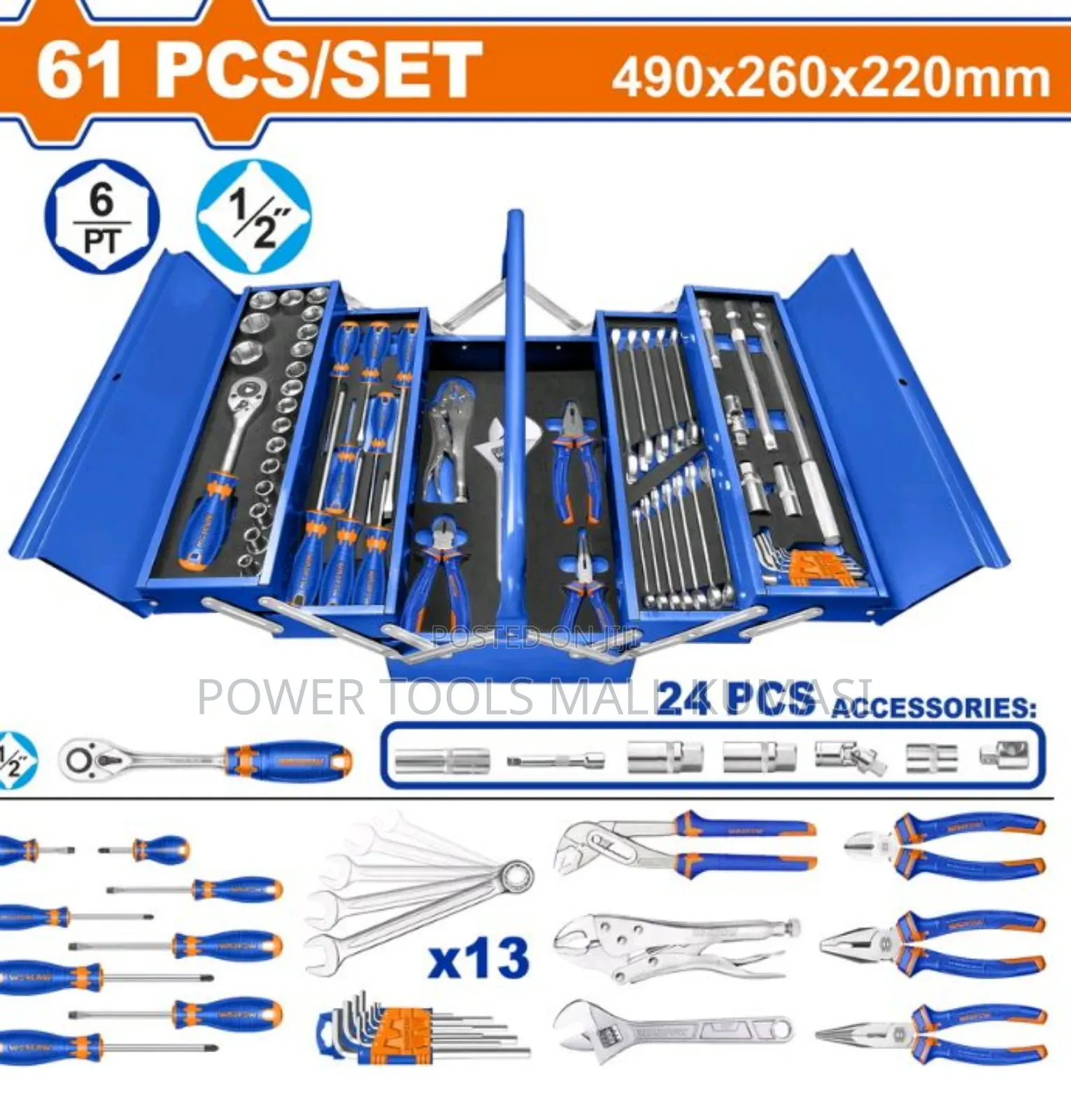 61pcs Tools Chest Set ( Whs4b61 )